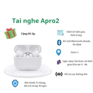 Tai nghe Bluetooth A.P.RO2 Không Dây Full Chức Năng, Định Vị, Đổi Tên, Bảo Hành 12 Tháng chuẩn PHUKIENCHAT