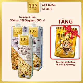 Sữa Hạt Nguyên Chất Không Ngọt 137 Degrees Thái Lan Chính Hãng, Dinh Dưỡng, Healthy, Nhiều Vị Lựa Chọn