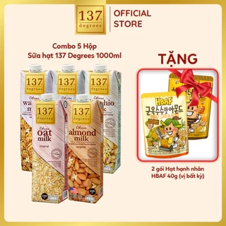 Sữa Hạt 137 Degrees 1L Thái Lan Healthy Dinh Dưỡng Thơm Ngon Chính Hãng Thái Lan