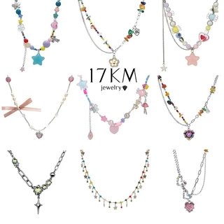 17km Vòng Cổ Ngọc Trai Ngôi Sao Trái Tim Bướm Hạt Dây Chuyền Choker Cho Nữ Trang Sức Phụ Kiện