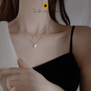 Dây chuyền bạc Double Diamond, Dây chuyền Tiệm bạc 21Centimeters