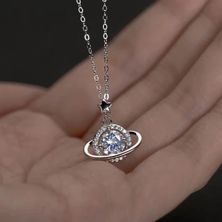 Dây chuyền bạc Mặt trăng ôm mặt trời, Dây chuyền bạc Tiệm bạc 21Centimeters