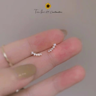 Khuyên tai bạc Lynk Bông tai bạc Tiệm bạc 21 Centimeters