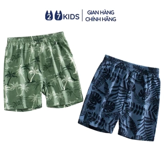 Quần short bé trai 27Kids sóc đùi nam mềm mỏng mát vải cotton mùa hè cho trẻ từ 2-10 tuổi BSPS1