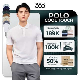 Áo polo nam dệt kim trẻ trung 360 Boutique áo thun polo nam có cổ COOL TOUCH, có bigsize - POTOL516