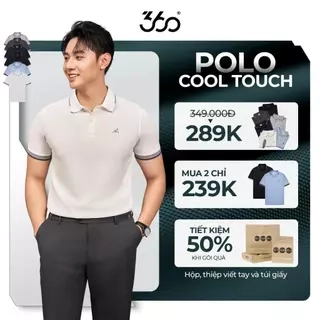 Áo polo nam sang trọng, thanh lịch 360 Boutique thun phông có cổ trẻ trung POHOL602