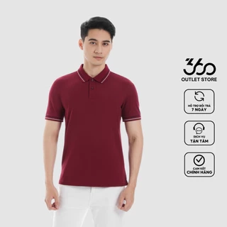 Áo polo nam ngắn tay cổ bẻ nhiều màu thương hiệu 360 Boutique chất liệu pique cao cấp - POTTK506