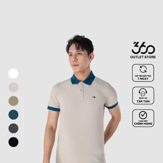 Áo polo nam trơn cổ bẻ phối màu trẻ trung năng động thương hiệu 360 Boutique chất liệu cao cấp co giãn - POHTK510