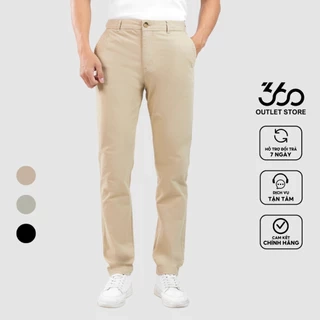 Quần kaki nam form slim năng động trẻ trung thương hiệu 360 Boutique chất liệu cao cấp - QKLTK402