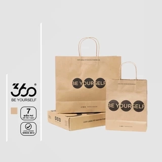 Túi giấy kraft đựng quà thương hiệu thời trang nam 360 Boutique - 4S21TGIAYVUA