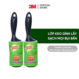 Combo 2 Cây lăn bụi Scotch Brite 3M 56 lớp đa năng 3M™ Scotch-Brite™, 56 lớp, xé dễ dàng, không để lại keo