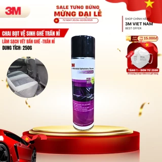 Chai Bọt vệ sinh làm sạch ghế - trần Nỉ nội Thất ÔTô 3M™ 290g