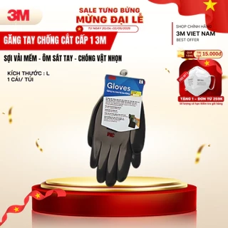 Găng Tay Chống Cắt Cấp Độ 1 3M™ GTCC Size L