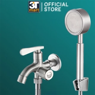 Bộ vòi sen siêu tăng áp inox SUS304 C'MON TS-01_304 + củ sen lạnh CSL-01
