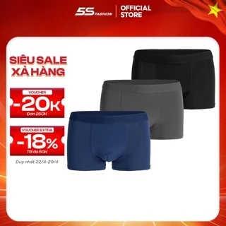 Combo 3 Quần Lót Sịp Đùi Nam Modal, Coolmax 5S FASHION Thoáng Khí, Thấm Hút (BOX24003-22002)