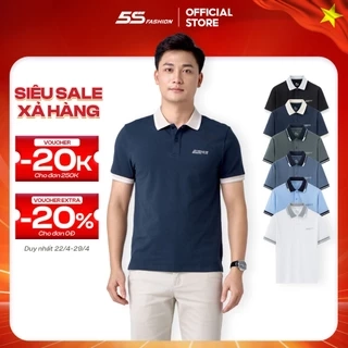 Áo Polo Nam 5S FASHION Phong Cách Thể Thao, Chất Liệu Nhẹ Mát APC24018