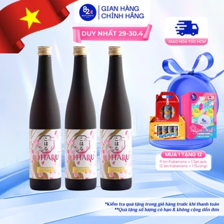 Combo "MỸ NHÂN KHÔNG TUỔI" Gồm 3 Chai Nước Uống 82X Koharu Collagen Chứa 48.000mg Collagen Ngừa Lão Hoá 500ml/Chai