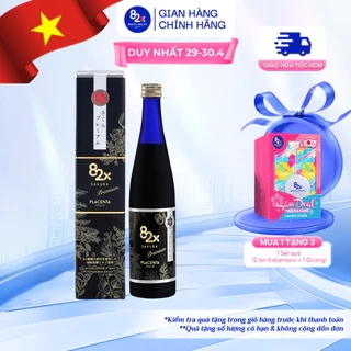 Nước Uống Đẹp Da 82X SAKURA PLACENTA PREMIUM Dòng Cao Cấp - Cân Bằng Nội Tiết, Sáng Đều Màu Da