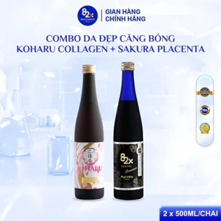 Liệu Trình 2 Chai Nước Uống 82X Koharu Collagen Nhật Bản Chứa 48.000mg Collagen Peptide Ngừa Lão Hoá 500ml/Chai