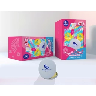 Hộp Quà Tặng 3 Món Gồm 1 Gương Cầm Tay Và 2 Lon Kakemono Vị Ổi Hồng Xinh Xắn