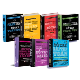Combo sách sổ tay học tập ( 10 cuốn ), sách tổng hợp kiến thức tham khảo bìa cứng - Á Châu Books