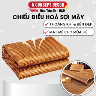 Chiếu Điều Hoà Sợi Mây Cao Cấp Thiết Kế Thoáng Khí Mát Lạnh Bền Đẹp Giúp Nằm Ngủ Thoải Mái Ngay Cả Trong Mùa Hè Nóng Bức