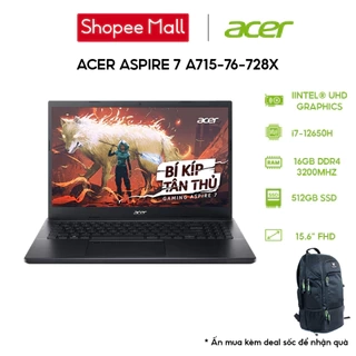 Laptop Acer Aspire 7 A715-76-53PJ i5-12450H | 16GB | 512GB | 15.6' FHD | Win 11