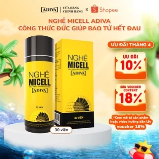 Nghệ Micell ADIVA 30 Viên- Hỗ Trợ Các Vấn Đề Về Đau Bao Tử, Dạ Dày