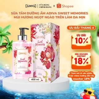 Sữa Tắm Dưỡng Ẩm Hương Nước Hoa ADIVA Day Dreamer 400ml