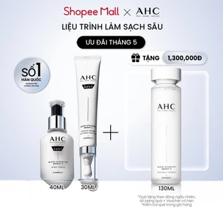 Bộ đôi Tinh chất Serum AHC (40ML) + Kem mắt cho mặt cấp ẩm căng bóng mờ nếp nhăn AHC(30ML) PROSHOT HYALURO-DEEP VOLUME 5