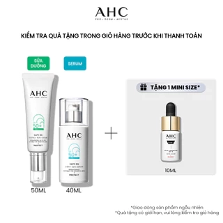 Serum/ Sữa dưỡng Chống nắng Lành Tính AHC SAFE ON 40ML/ 50ML