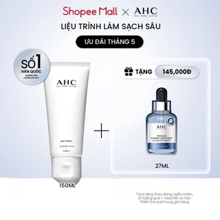 Sữa Rửa Mặt AHC Dịu Nhẹ PREP + RESET 150ML