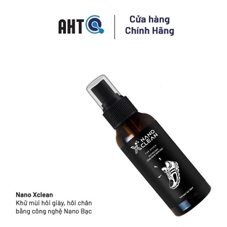 Chai xịt giày diệt khuẩn khử mùi hôi giày, hôi chân Nano Xclean For Shoes 100ml Hương Bạc Hà - Nano Bạc AHT Corp (AHTC)
