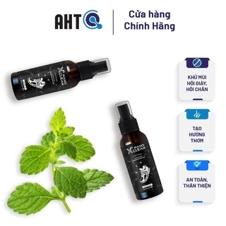 Xịt Khử Mùi Giày Nano Xclean Nano Bạc Hương Bạc Hà 50ml - Chuyên Khử Mùi, Diệt Khuẩn