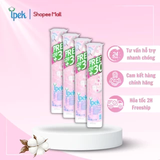 Combo 4 bông gói tẩy trang ipek 150 miếng (4x150 miếng)