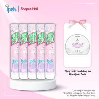 Combo 5 bông tẩy trang ipek Thổ Nhĩ Kỳ cao cấp 130 miếng