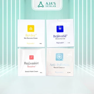Combo 4 Gel ngừa sẹo, kem dưỡng và gel mờ sẹo thâm minisize REJUVASKIN - AJA'S SKINLAB