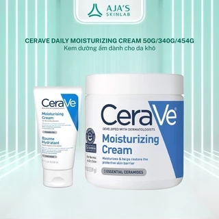 Kem dưỡng ẩm dành cho da khô Cerave Daily Moisturizing Cream khối lượng 50g/340g/454g - ajaskinlab