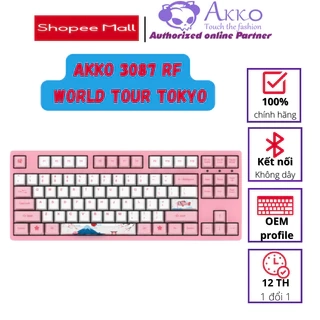 Bàn phím cơ AKKO 3087 RF World Tour Tokyo (Dual-mode / AKKO sw v3)
