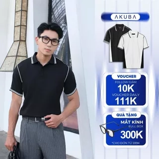 Áo Polo Nam AKUBA Phối Màu Lịch Lãm, Năng Động, Chất Liệu Cao Cấp | 01HE1242