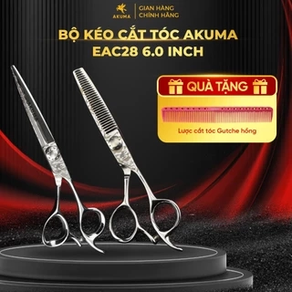 Kéo Cắt Tóc AKUMA EAC28 6 Inch Thép Nhật Cao Cấp