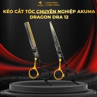 Kéo Cắt Tóc Chuyên Nghiệp Akuma Dragon DRA12 Dành Cho Barber Shop Mẫu 2025