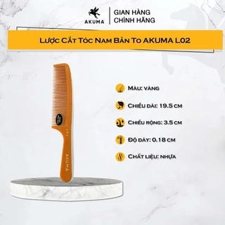 Lược Cắt Tóc Nam Bản To AKUMA L01 - Akuma.vn