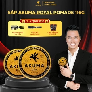 Sáp Vuốt Tóc AKUMA INFINITY CLAY Hàng Chính Hãng, Độ Bóng Mờ Tự Nhiên Akuma