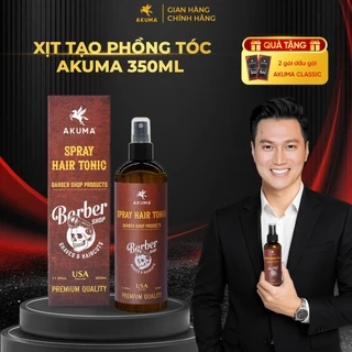 Xịt Tạo Phồng Tóc AKUMA SPRAY HAIR TONIC Tạo Độ Phồng Tự Nhiên, Không Gây Bết Tóc Và Nặng Tóc