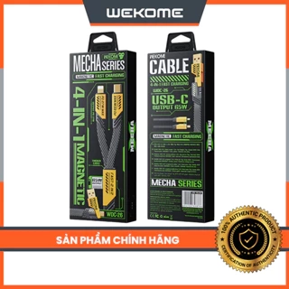 Dây cáp sạc nhanh 4in1 wekome WDC-26 - Hàng chính hãng