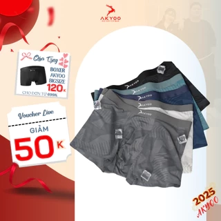 Combo 3 - 5 Quần Lót Nam Boxer Bigsize Size XL Đến 6XL AKYOO ,Mỏng Nhẹ Co Giãn Thoải Mái Thông Thoáng