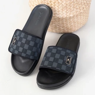 Dép Nam Big Size 44-49 Ngoại Cỡ – Quai Da Êm Ái, Đế Cao Su Chống Trượt Cho Chân To - DL D26
