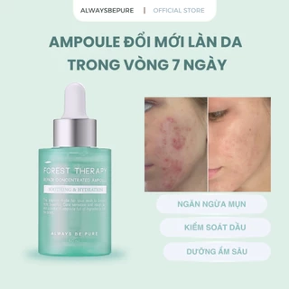 Ampoule làm dịu ngừa mụn ALWAYS BE PURE Forest Therapy Repair Concentrated Ampoule 50ml