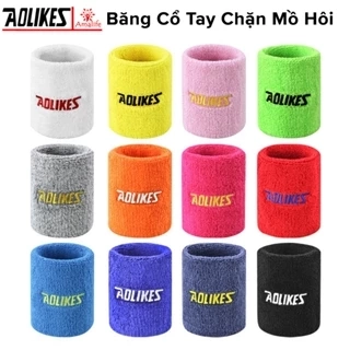 Băng Đô Đeo Cổ Tay Chặn Mồ Hôi Thể Thao 8cm Chuyên Tập Tennis Tập Cầu Lông Bóng Đá Bóng Bàn AL0235 Chính Hãng Aolikes
